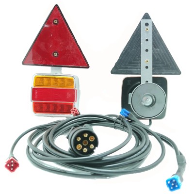 kit luce magnetico led cavo 10 mt c/triangoli
